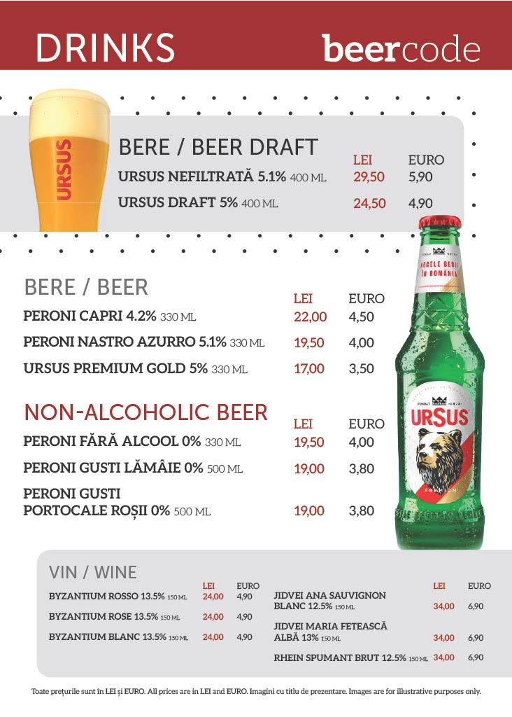 Meniu Beercode pagina 2